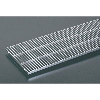 奥岡 ステンレス製 側溝用 グレーチング 本体幅300×高さ15 P12.5 ノンスリップ OSG4-NS 15-25F-P12.5 1個（直送品）
