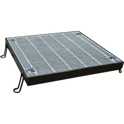 宝機材 タカラ LSハイテングレーチング ますぶたボルト固定式正方形用 細目 Tー14 NDHB38-88N 1枚 217-2195（直送品）