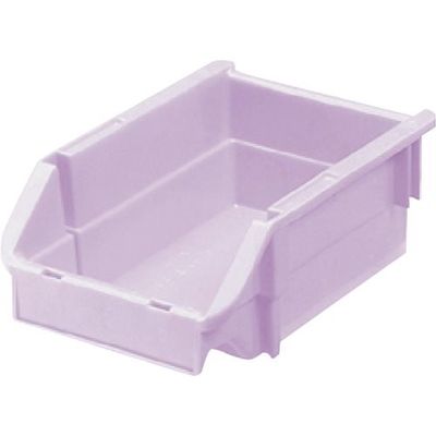 ヒシ T型コンテナ(ネスティングタイプ) パステルパープル W132×D200×H90 PAT-2-PA 1セット(12個)（直送品）