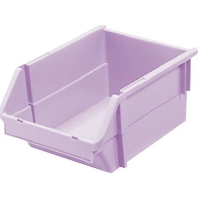 ヒシ T型コンテナ(ネスティングタイプ) パステルパープル W192×D285×H140 PAT-5-PA 1セット(12個)（直送品）