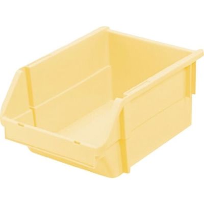 ヒシ T型コンテナ(ネスティングタイプ) パステルイエロー W192×D285×H140 PAT-5-PY 1セット(12個)（直送品）