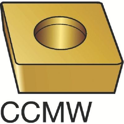 サンドビック SANDVIK コロターン107 旋削用ポジチップ(130) H13A CCMW 09 T3 04 1セット(10個)（直送品）