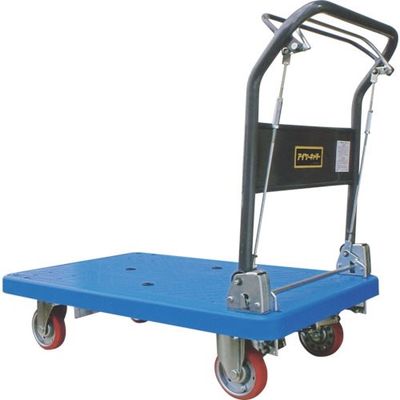 石川製作所 アイケー 樹脂製ハンドブレーキ付台車 P301HBB 1台 126-4721（直送品）