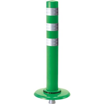 積水樹脂 積水 車線分離標 ポールコーンG 一本脚 PCー80GBKGWーDS 緑 1セット(5本) 200-8944（直送品）