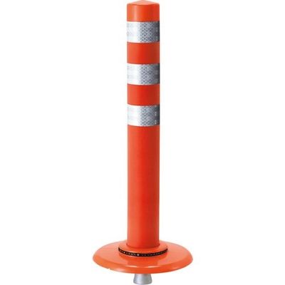 積水樹脂 積水 ポールコーンG 一本脚 PCー80GBKRWーDS 赤 1セット(5本) 200-8924（直送品）