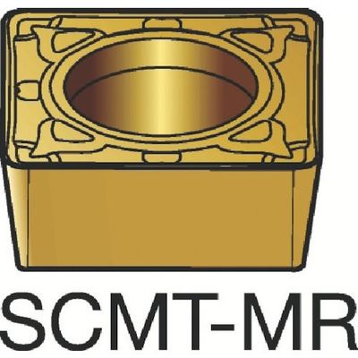 サンドビック SANDVIK コロターン107 旋削用ポジチップ(120) 2035 SCMT 12 04 12-MR 1セット(10個)（直送品）