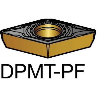 サンドビック SANDVIK コロターン111 旋削用ポジチップ(120) 1515 DPMT 07 02 02-PF 1セット(10個)（直送品）