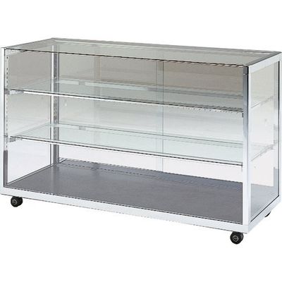 ハヤノ産業 ハヤノ エクシード 平ケースN2 シルバー プッシュ錠付 N2-12-60-S-P 1台 165-9986（直送品）