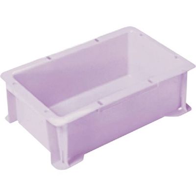 三菱ケミカルインフラテック ヒシ S型コンテナ パステルパープル 有効内寸229×132×85mm PAS-3B-PA 1個（直送品）