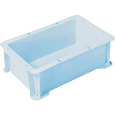 三菱ケミカルインフラテック ヒシ S型コンテナ パステルブルー 有効内寸229×132×85mm PAS-3B-PB 1個 368-9349（直送品）