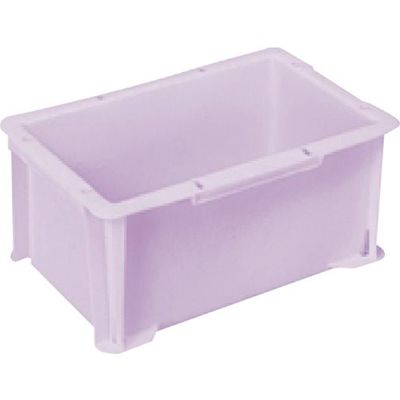 三菱ケミカルインフラテック ヒシ S型コンテナ パステルパープル 有効内寸229×132×122mm PAS-4-PA 1個（直送品）