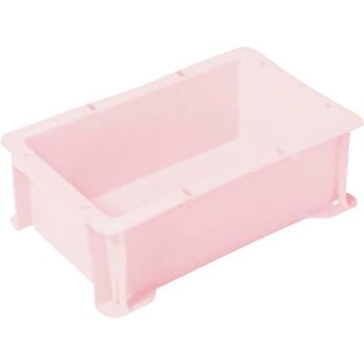 三菱ケミカルインフラテック ヒシ S型コンテナ パステルピンク 有効内寸229×132×85mm PAS-3B-PN 1個 368-9353（直送品）