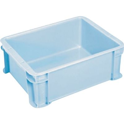 三菱ケミカルインフラテック ヒシ S型コンテナ パステルブルー 有効内寸309×234×120mm PAS-9-PB 1個 368-9342（直送品）