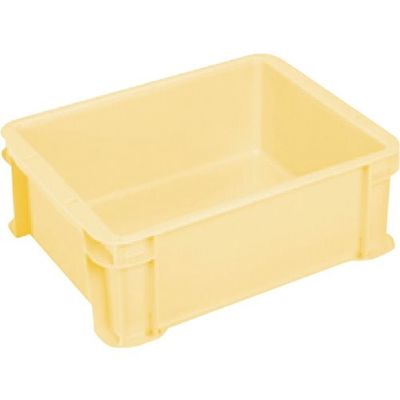 三菱ケミカルインフラテック ヒシ S型コンテナ パステルイエロー 有効内寸309×234×120mm PAS-9-PY 1個（直送品）