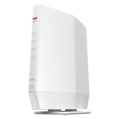 バッファロー 無線LAN親機 Wi-Fi 6 11ax対応 Wi-Fiルーター 4803+573Mbps 4+2アンテナ ホワイト（直送品）
