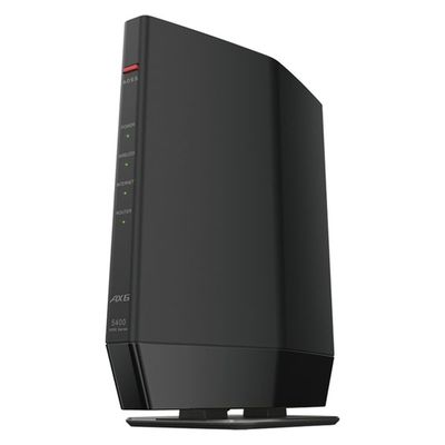 バッファロー 無線LAN親機 Wi-Fi 6 11ax対応 Wi-Fiルーター 4803+573Mbps 4+2アンテナ ブラック（直送品）