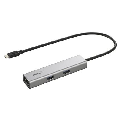 バッファロー ドッキングステーション USB Type-C接続 5ポート LAN HDMI USB-A シルバー 1個（直送品）
