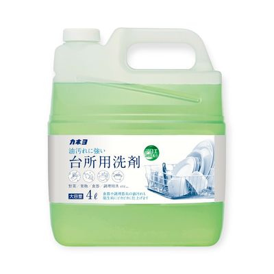 カネヨ石鹸 食器用洗剤 カネヨ 台所用洗剤 4L  00358180 3個(1個×3)（直送品）