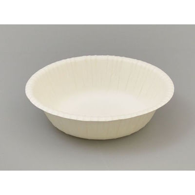 ペーパーウェア 紙皿 ナチュラルパルプボウル 12cm【weeco】 00413806 1セット(1袋(50枚)×24)（直送品）