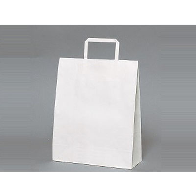 福助工業 紙袋 ラッピーバッグ No.4 晒無地 0120855 1袋(50個)（直送品）