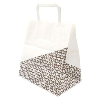 福助工業 紙袋 紙手提袋 ラッピーバッグNo.10 花林 0121411 1袋(50個)（直送品）