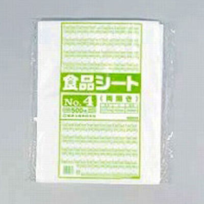 福助工業 食品シート No.4 0460117 1袋(500個)（直送品）