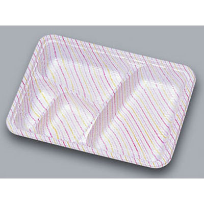 福助工業 弁当容器 LC新 LC-623 ハーモニー 透明蓋付 0576433 1袋(50個)（直送品）