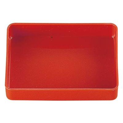 タカギ産業  弁当容器 B-102 [本体]朱 [蓋]朱・布目 1001399 100枚(10枚×10)（直送品）