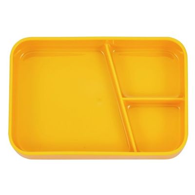 タカギ産業 弁当容器 B-116A [本体]イエロー10 [蓋]イエロー10・クローバー(イエロー） 1001999 100枚（直送品）