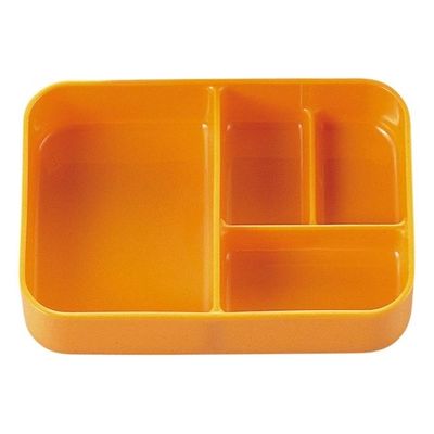 タカギ産業  弁当容器 B-128Y  [本体]イエロー10 [蓋]透明・アニマルクラブA 1003299 100枚(10枚×10)（直送品）