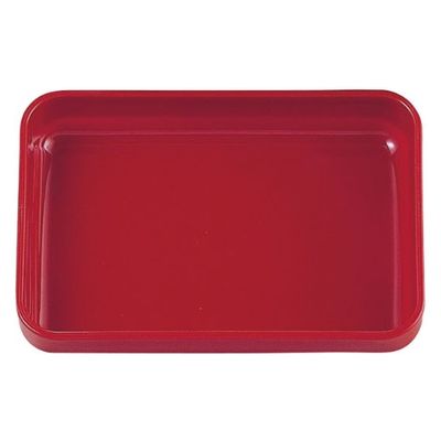 タカギ産業  弁当容器 B-200 [本体]ワイン [蓋]透明・コスモス 1016599 100枚(10枚×10)（直送品）