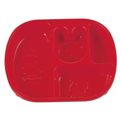 タカギ産業  弁当容器 B-302 [本体]ピンク78 [蓋]透明・アニマルクラブC 1018799 100枚(10枚×10)（直送品）