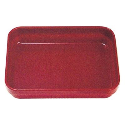 タカギ産業  弁当容器 B-405 [本体]ワイン [蓋]透明・やまぶき 1021998 100枚(10枚×10)（直送品）