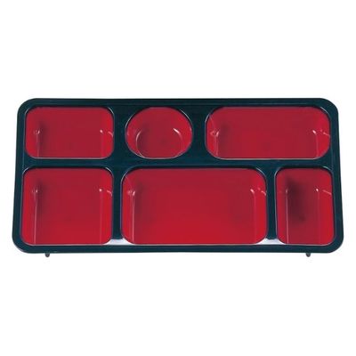 タカギ産業  弁当容器 BW-370 [本体]紺・内赤22 [蓋]紺・ダイコン 1111799 100枚(10枚×10)（直送品）