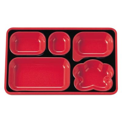 タカギ産業  弁当容器 FW-900 [本体]紺・内赤40 [蓋]紺・アーモンド 1133199 100枚(10枚×10)（直送品）