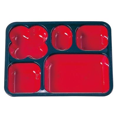 タカギ産業  弁当容器 BWR-290 [本体]紺・内赤22 [蓋]紺・ししとう 1312999 100枚(10枚×10)（直送品）