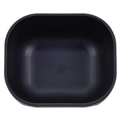 タカギ産業  どんぶり容器 S-136 角丼 [本体]黒 [蓋]黒 1400099 100枚(10枚×10)（直送品）