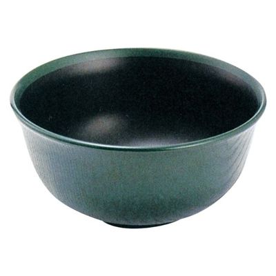 タカギ産業  どんぶり容器 SW-124 モスグリーン・内黒 1400214 100枚(10枚×10)（直送品）