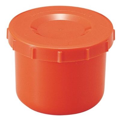 タカギ産業  弁当容器 ほっかほっか汁入 [本体]オレンジ [蓋]オレンジ 1400499 100枚(10枚×10)（直送品）