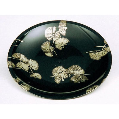 ニシキ 刺身・鮮魚容器 D-22EL 若松黒  2100226350 300枚(25枚×12)（直送品）