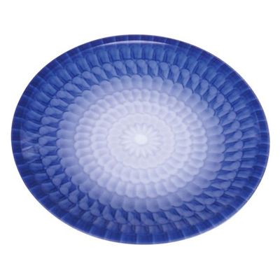 ニシキ 刺身・鮮魚容器 高台皿(1尺)菊花  2110305250 30枚(5枚×6)（直送品）