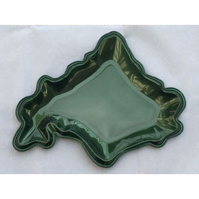 ニシキ 弁当容器 北の大地 パールグリーン  2186001100 100枚(10枚×10)（直送品）