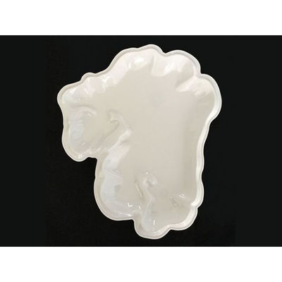 ニシキ 弁当容器 九州山地 白磁  2187000300 100枚(10枚×10)（直送品）