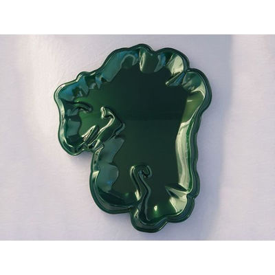 ニシキ 弁当容器 九州山地 パールグリーン  2187001100 100枚(10枚×10)（直送品）