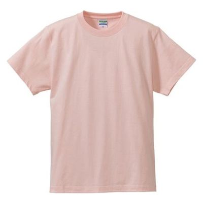 United Athle 5001綿Tシャツ L ベビーピンク 500101148 1袋(1個)（直送品）