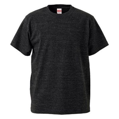 United Athle 5001綿Tシャツ 3L ヘザーブラック 500101250 1袋(1個)（直送品）