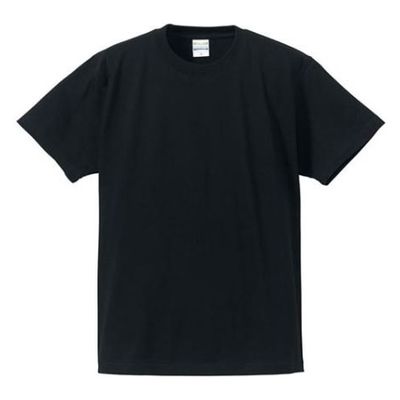 United Athle 5001綿Tシャツ 4L ブラック 500101252 1袋(1個)（直送品）