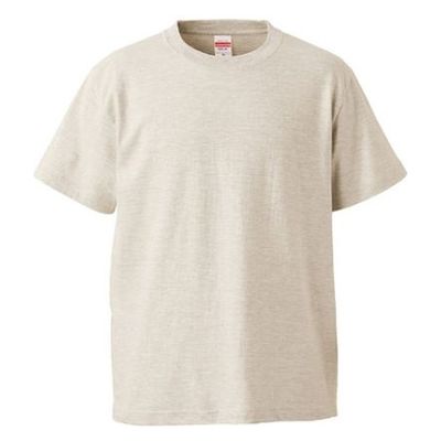 United Athle 5001綿Tシャツ 4L オートミール 500101256 1袋(1個)（直送品）