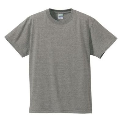 United Athle 5001綿Tシャツ 4L ミックスグレー 500101254 1袋(1個)（直送品）
