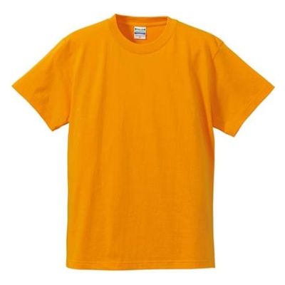 United Athle 5001綿Tシャツ 4L ゴールド 500101260 1袋(1個)（直送品）